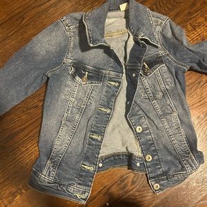 Levi’s denim jacket.